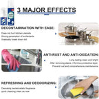 Foam cleaner against grease & dirt