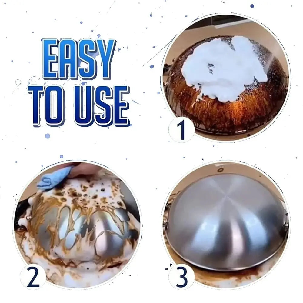 Foam cleaner against grease & dirt