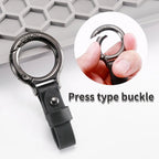 Keychain made of zinc alloy & PU leather