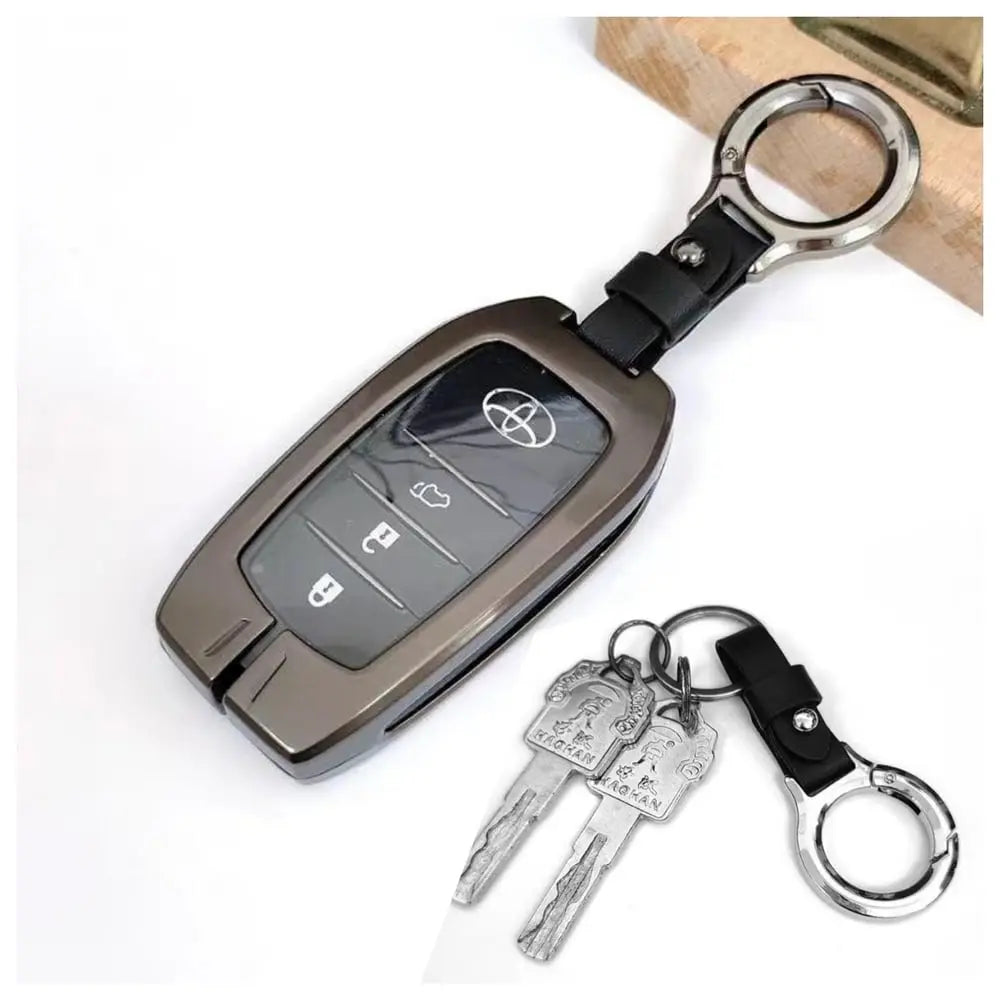 Keychain made of zinc alloy & PU leather