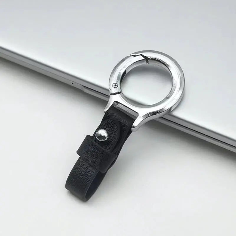 Keychain made of zinc alloy & PU leather