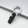 Keychain made of zinc alloy & PU leather