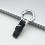 Keychain made of zinc alloy & PU leather