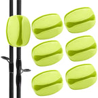 Secure silicone rod holder for space-saving storage