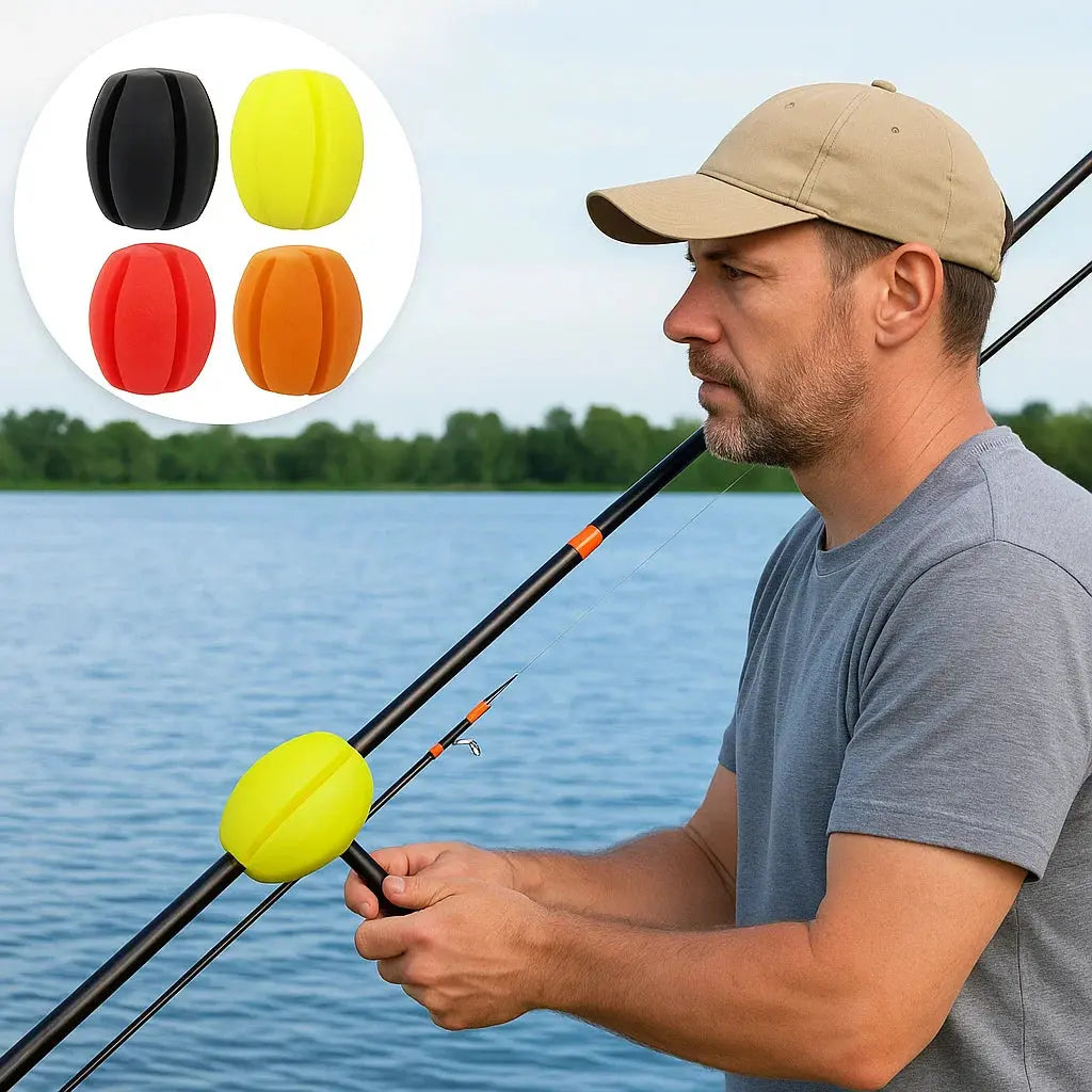 Secure silicone rod holder for space-saving storage