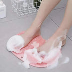 Silicone shower mat for foot cleaning – Gentle care & massage