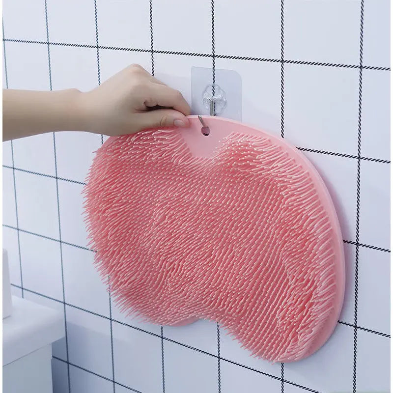 Silicone shower mat for foot cleaning – Gentle care & massage