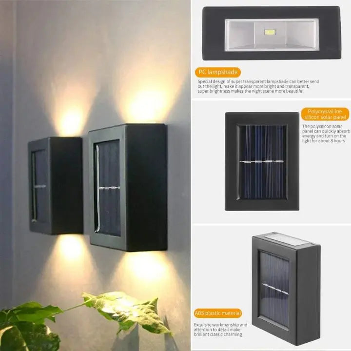 Solar Double Shadow Wall Light