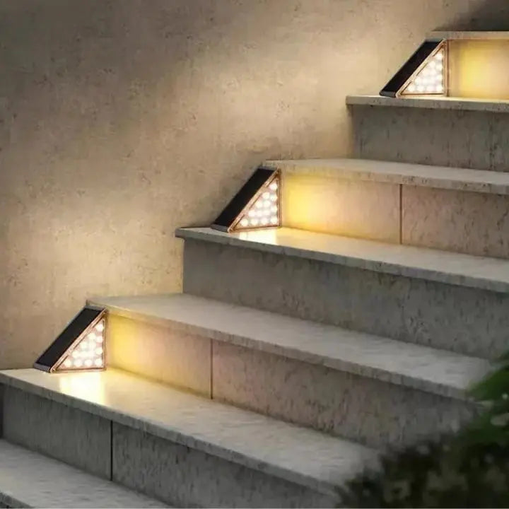 Solar LED Step Lights for Outdoors