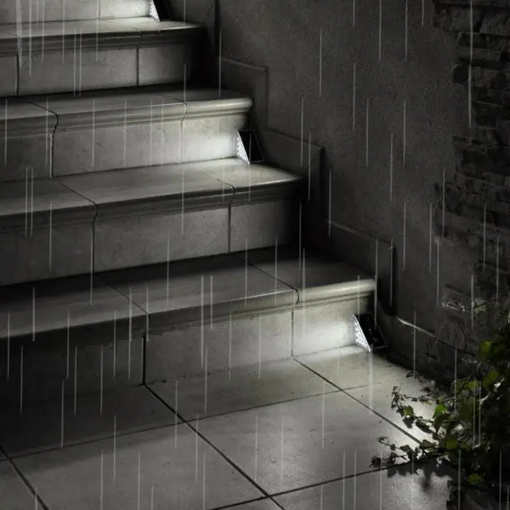 Solar LED Step Lights for Outdoors