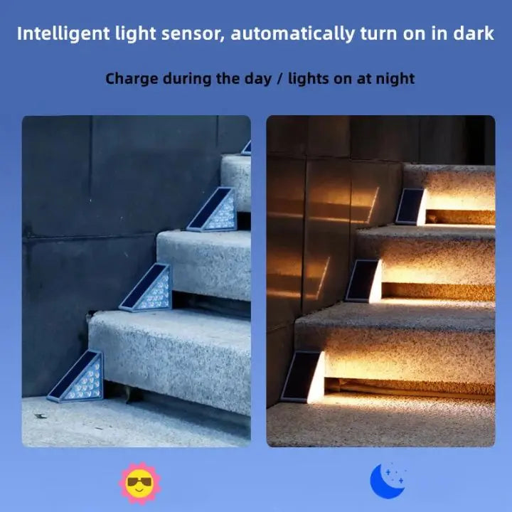 Solar LED Step Lights for Outdoors
