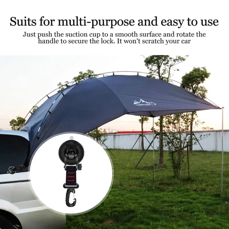 Strong suction cup hook for smooth surfaces