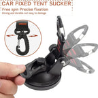 Strong suction cup hook for smooth surfaces