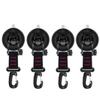 Strong suction cup hook for smooth surfaces