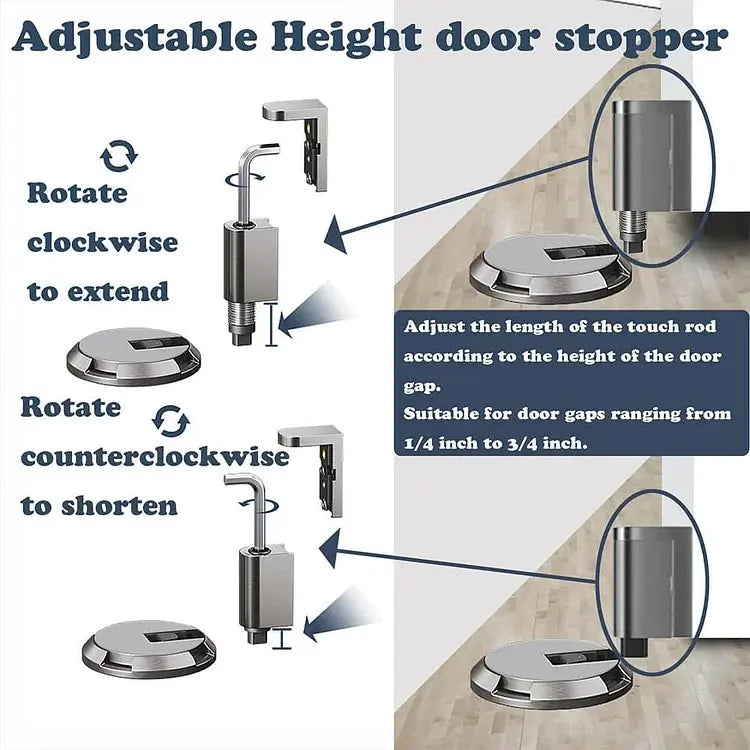Doorstopper for the floor – Secure your door with ease and style