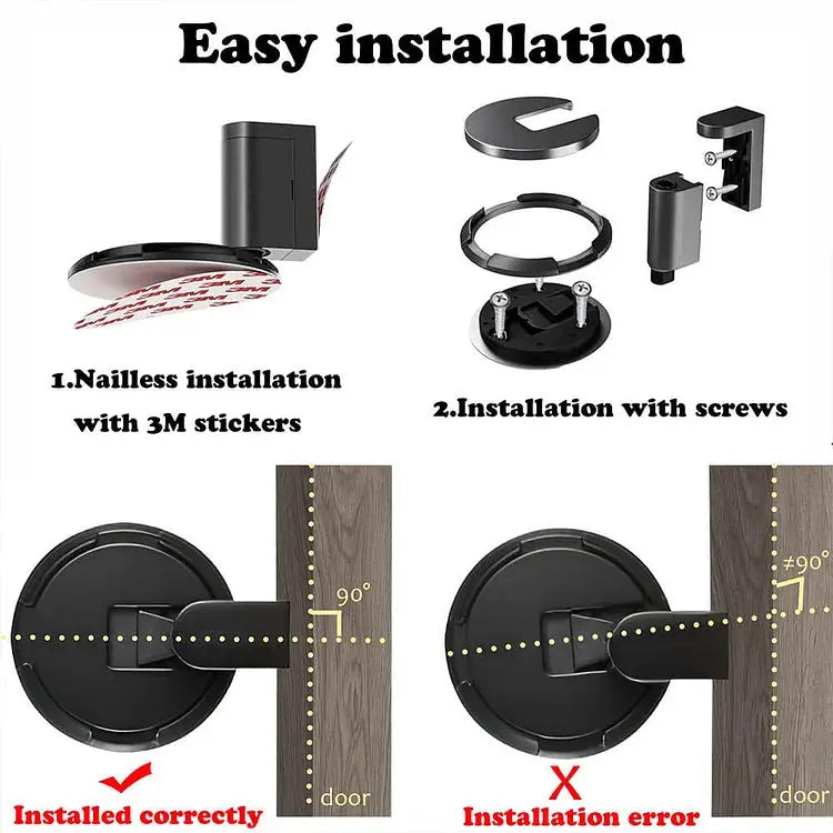 Doorstopper for the floor – Secure your door with ease and style