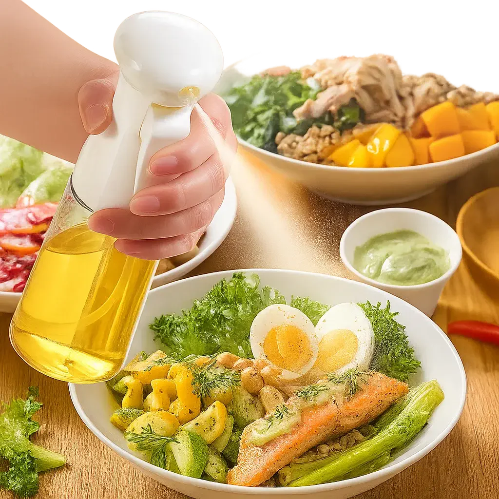 Portable Oil Spray Bottle for Even Cooking