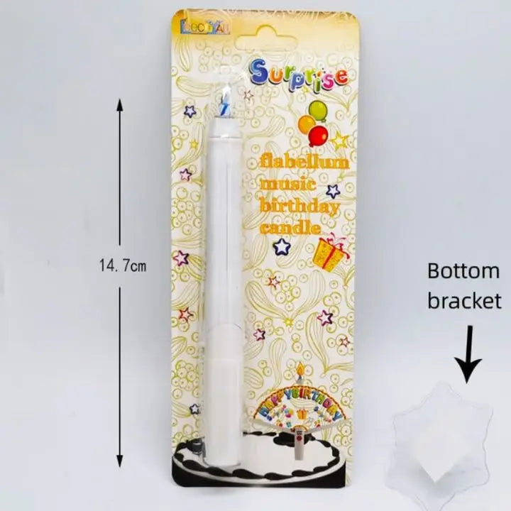 Surprise Pop-up Fan Candle Topper