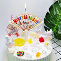 Surprise Pop-up Fan Candle Topper
