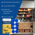 Non-toxic cockroach traps with long-lasting effect