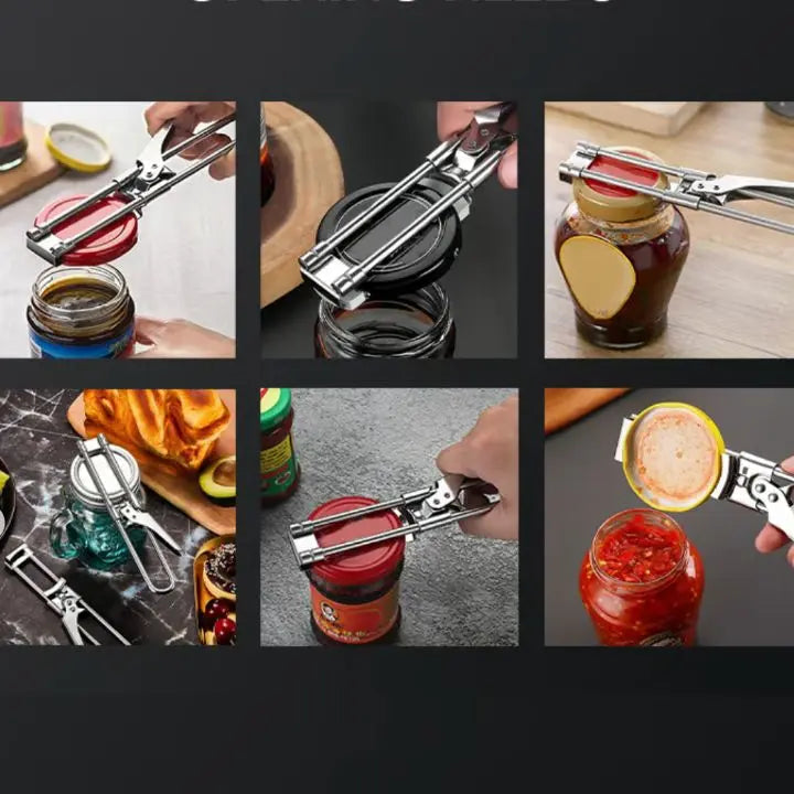 Adjustable Stainless Steel Lid Opener