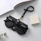 Soft glasses case made of synthetic leather with pRedective function