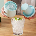 Cylindrical Ice Cube Tray made of Silicone – 60 Mini Cubes for Drinks