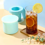 Cylindrical Ice Cube Tray made of Silicone – 60 Mini Cubes for Drinks