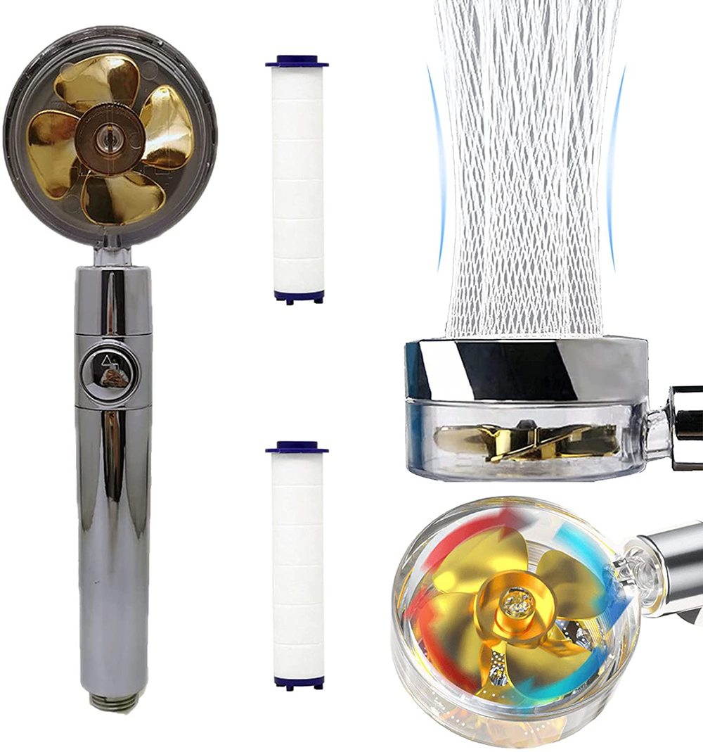 Ober® Water-saving Flow 360° swiveling high-pressure shower, with luxurious packaging