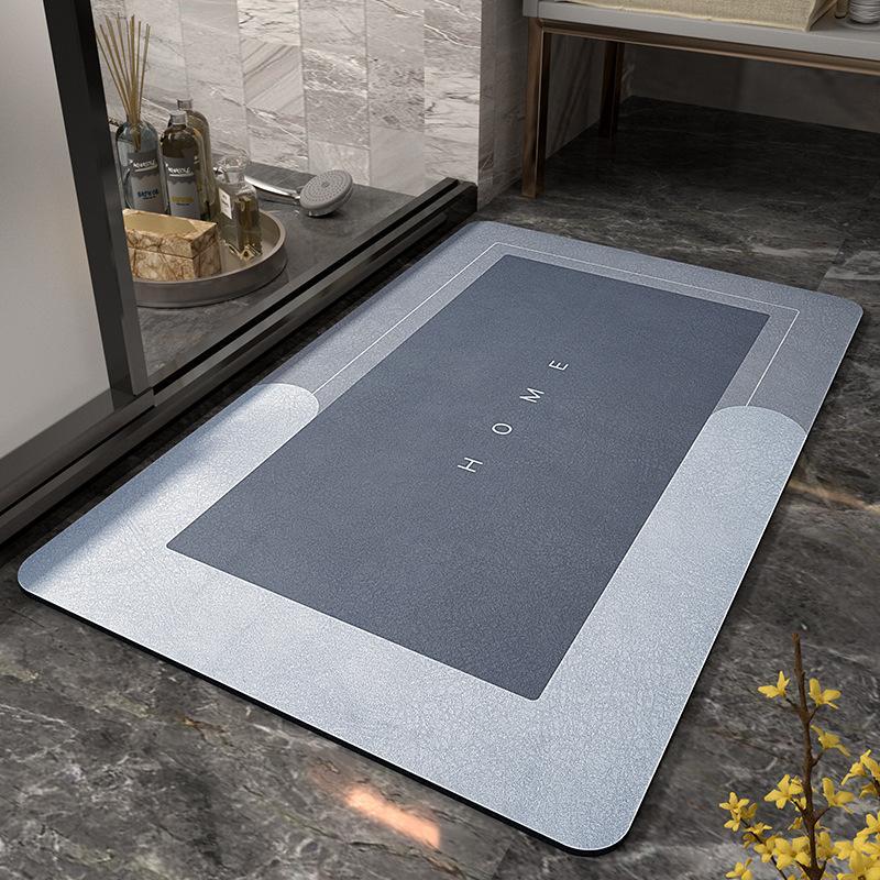 Super absorbent floor mat for home, bathroom, soft, quick-drying mat