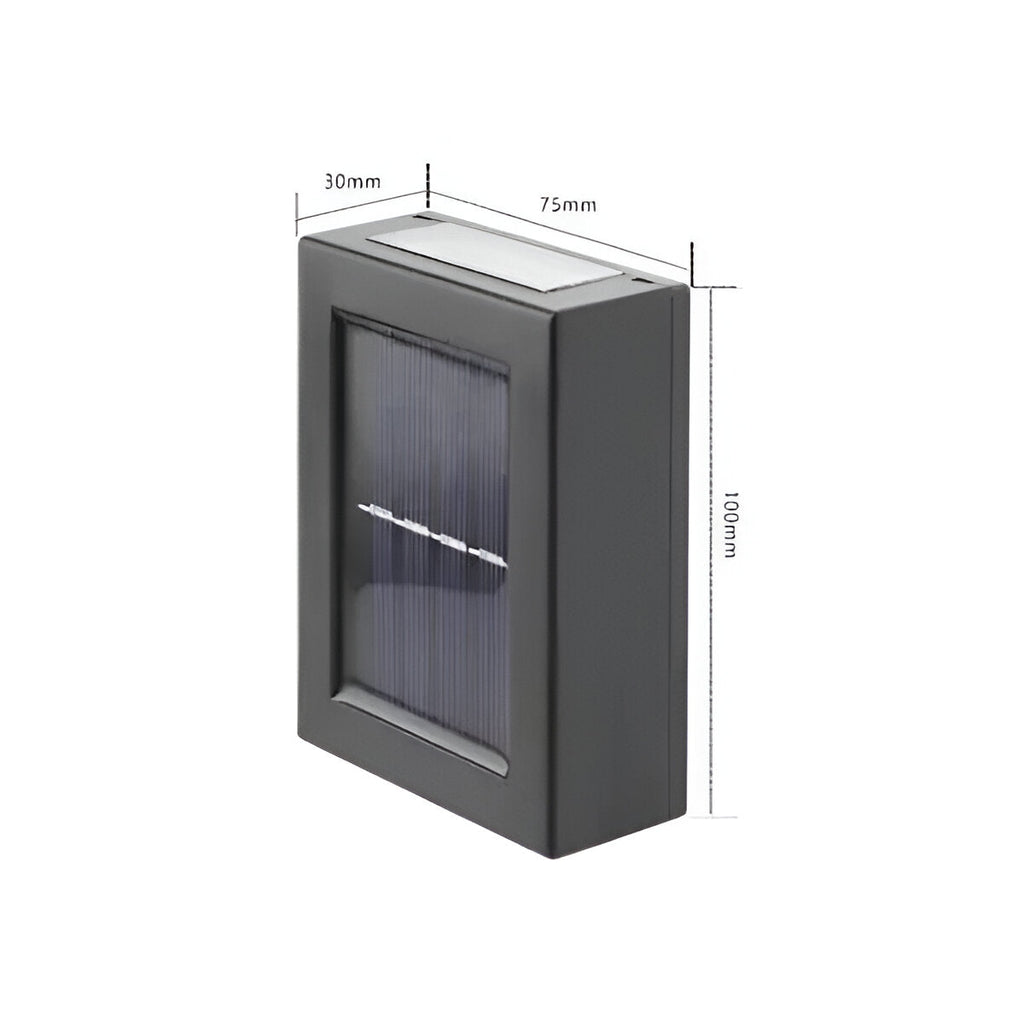 Solar Outdoor Lamp LED IP65 Waterproof Black