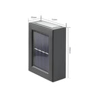 Solar Outdoor Lamp LED IP65 Waterproof Black