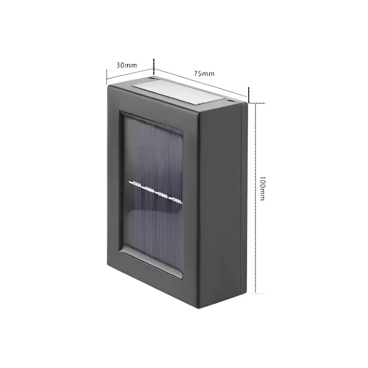 Solar Outdoor Lamp LED IP65 Waterproof Black