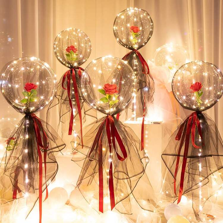 LED Illuminated Balloon Bouquet
