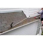 Gutter Cleaning Tool with Spoon Mechanism for Telescopic Poles