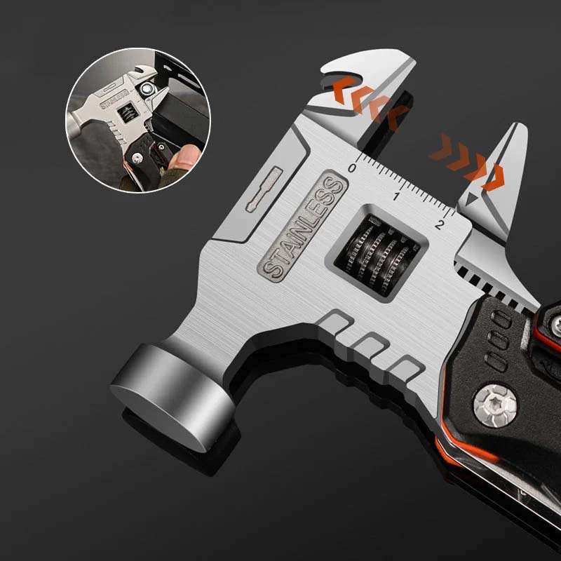 Multifunctional Stainless Steel Folding Body Ball Hammer
