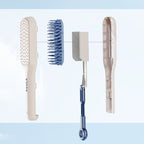 Self-cleaning anti-static massage comb
