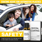Coating agent for automotive plastics
