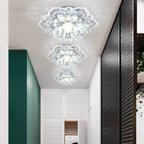 GlowPetal | LED Crystal Ceiling Light | Flower Shaped, RGB Color Changing & Energy Efficient