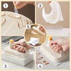 Kitchen cleaning brush & interchangeable disposable magic cloth