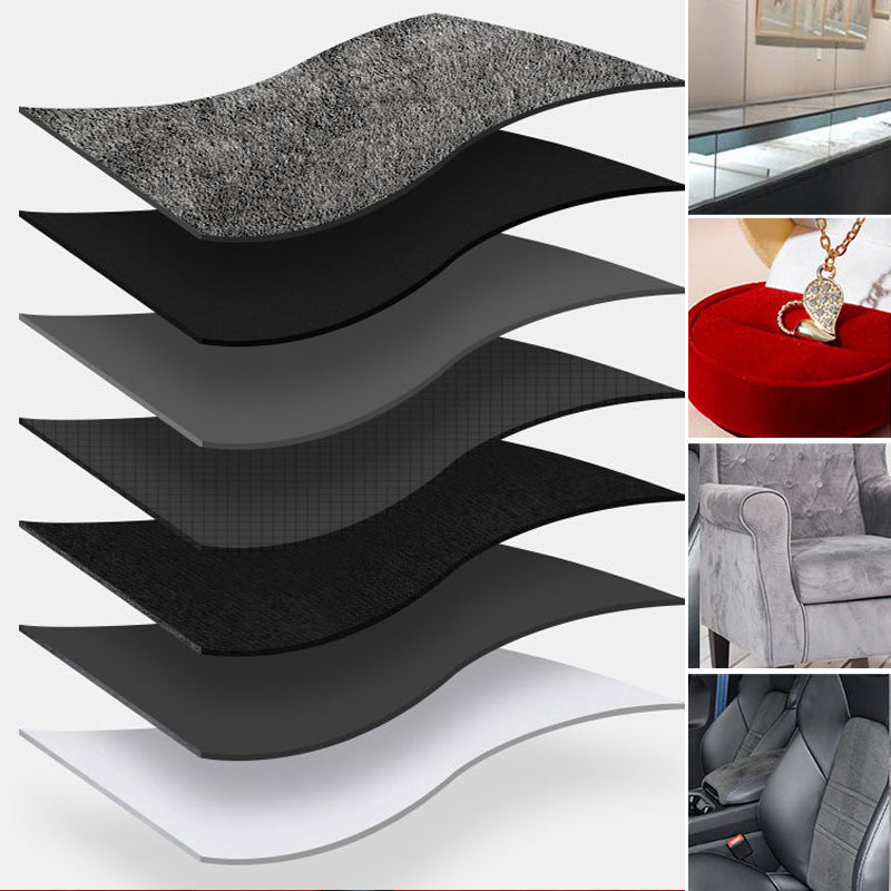 Microfiber self-adhesive car wrapping film