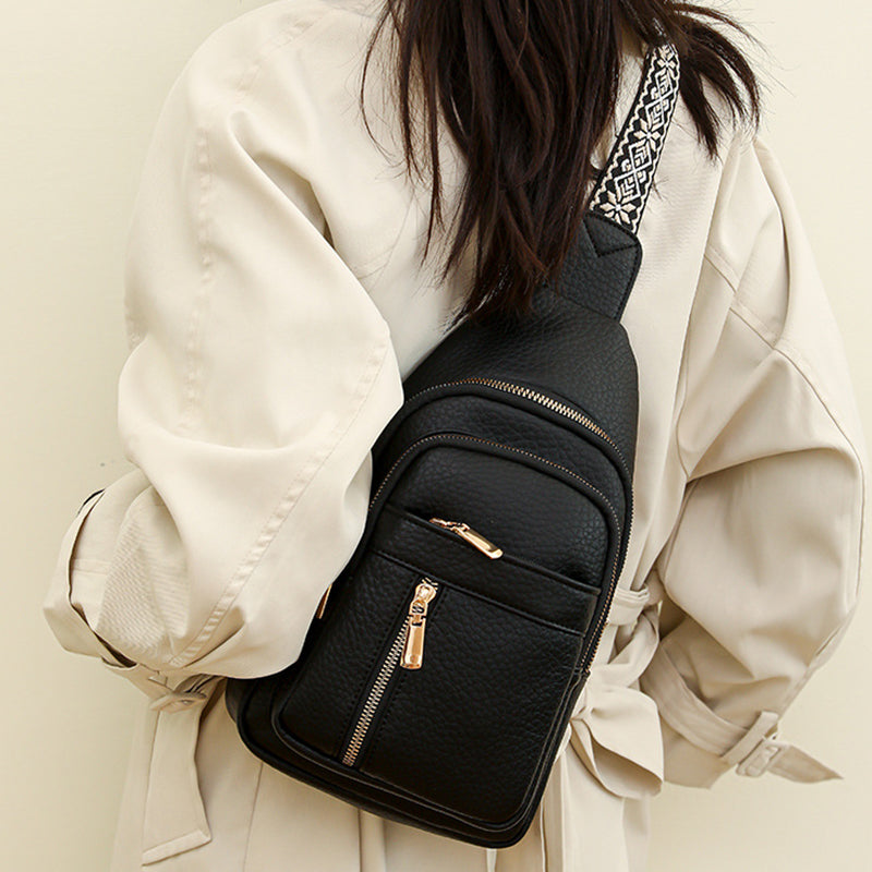 Women's Casual Zipper Belt Bag