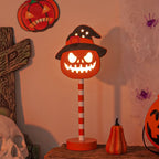 Solar-Powered LED Halloween Garden Lantern
