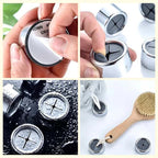 Round self-adhesive towel hooks for the kitchen