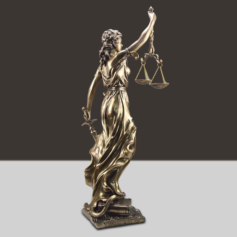 Decoration statue of the goddess of justice
