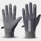Waterproof finger touchscreen gloves, non-slip and cold-resistant