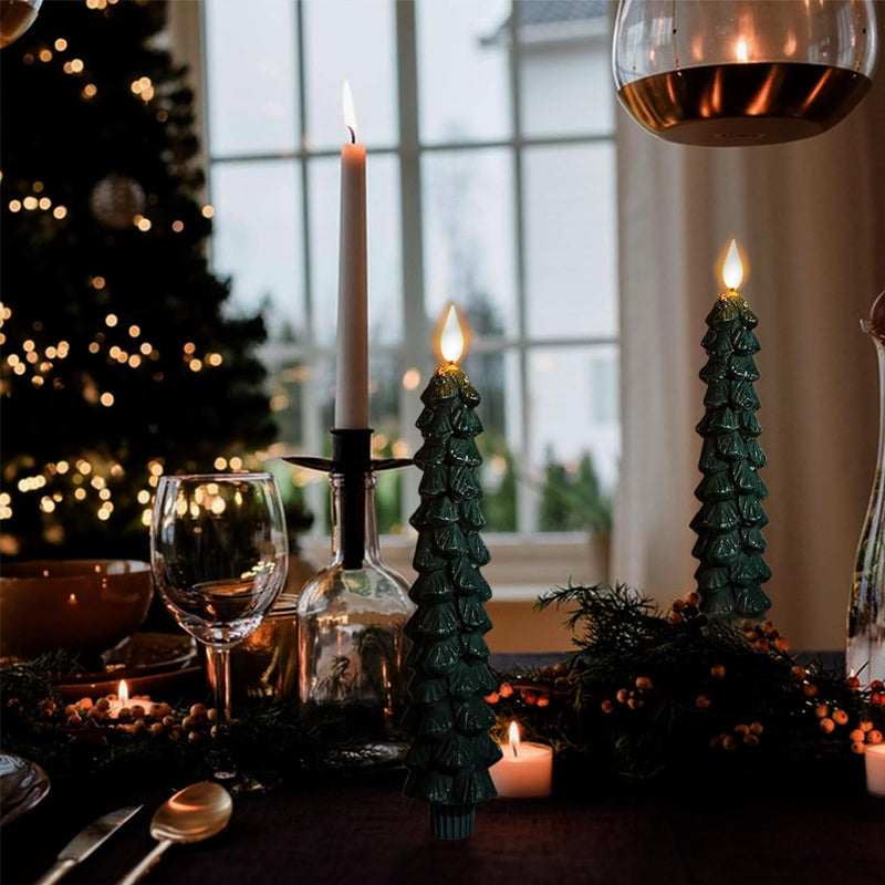 LED Christmas Tree Candles with Remote