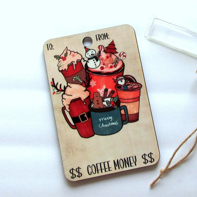 Santa Christmas money holder