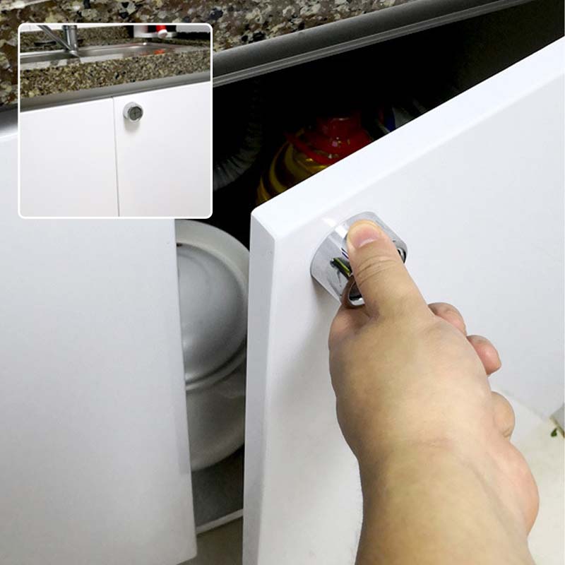 Round self-adhesive towel hooks for the kitchen