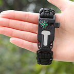 Multi-Functional Survival Paracord Bracelet